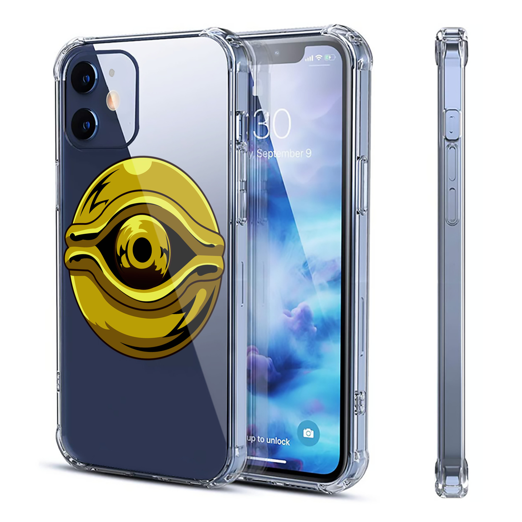 （画像用） 遊☆戯☆王 Yu-Gi-Oh! 【iPhone 12シリーズ対応】透明スマホケース（クリアソフトケース）